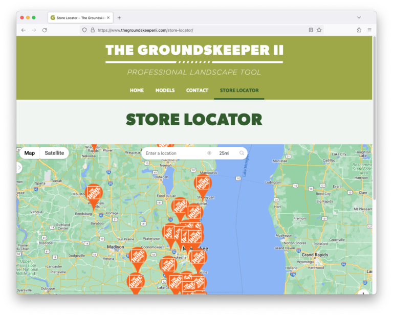 The Groundskeeper II: Store Locator
