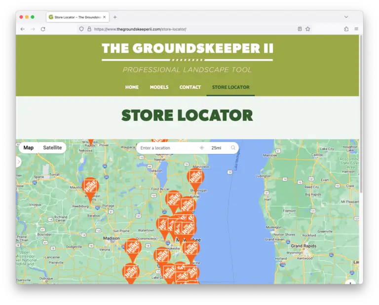 The Groundskeeper II: Store Locator