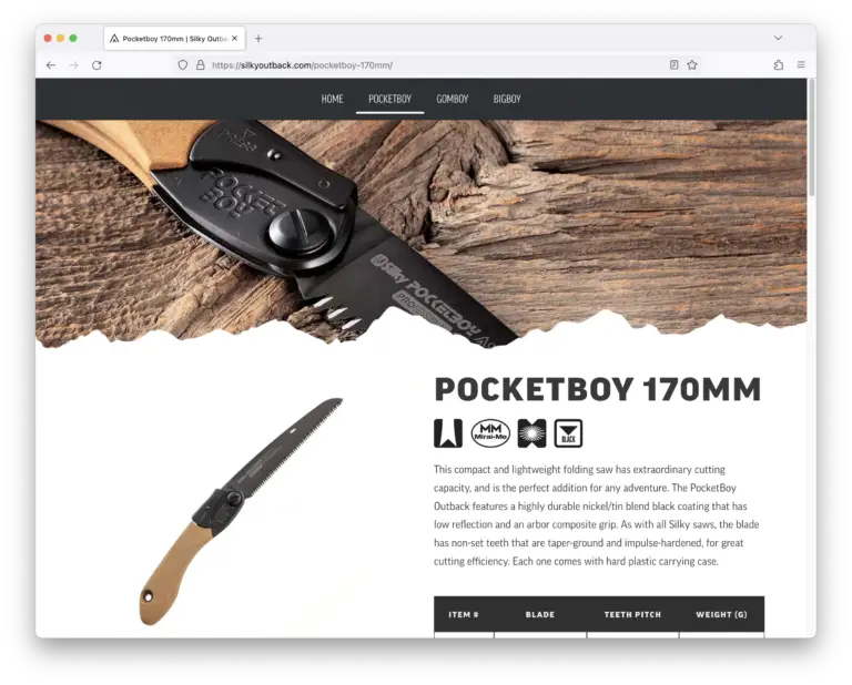 Silky Outback: Product