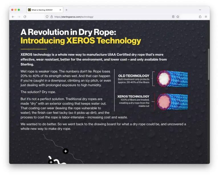 Sterling XEROS Site - Technology