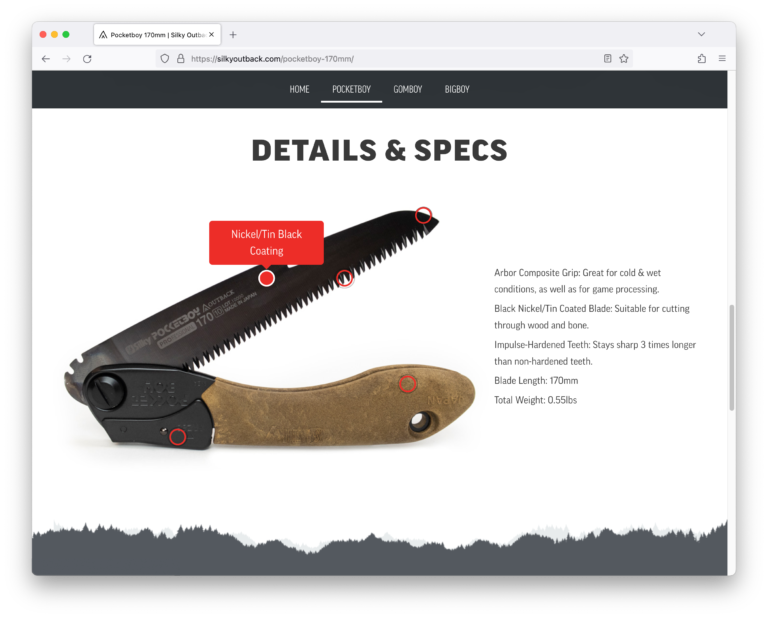 Silky Outback: Product Details