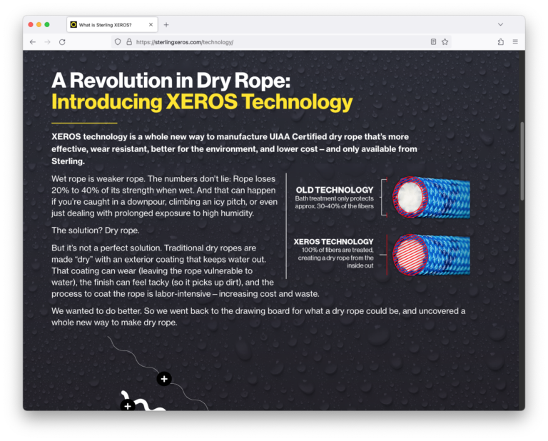 Sterling XEROS Site - Technology